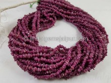 Ruby Smooth Rough Nugget Beads